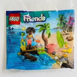 Lego | Friends Beach Clean Up NWT 52 Pieces Set 30635
